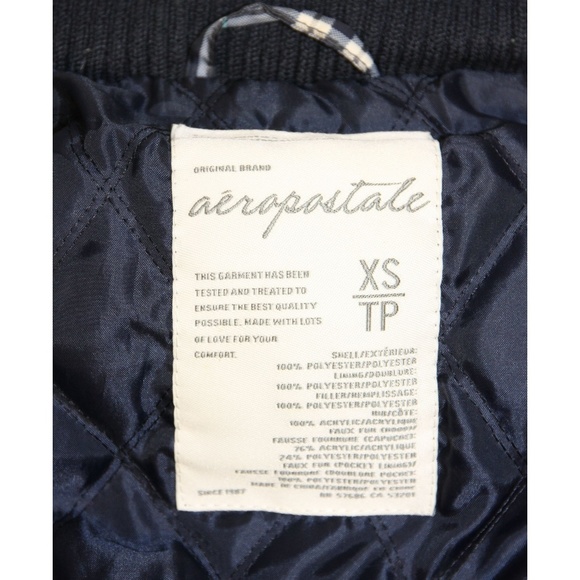 Aeropostale Plaid Quilted Sleeveless Jacket Vest - Picture 8 of 8